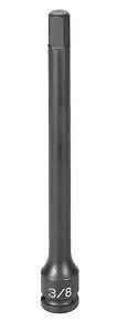 Grey Pneumatic 3/8" Drive x 1/2" Hex Driver 6" Length Socket (19166F)
