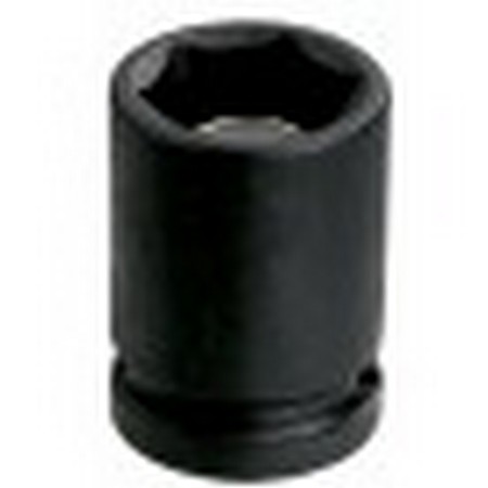 Grey Pneumatic 1/2" Drive Metric 6-Point Standard Magnetic Impact Socket (2012MG)