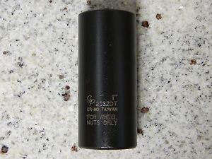 Grey Pneumatic 1/2" Drive x 1" Extra-Thin Wall Deep Socket (2032DT)