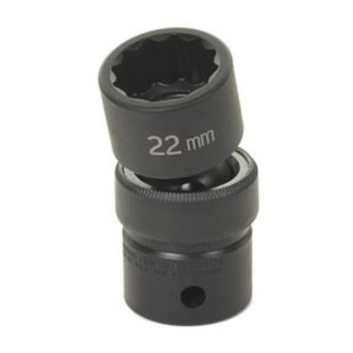 Grey Pneumatic 1/2" Drive x 18mm Standard Univ. - 12pt Socket (2118UM)