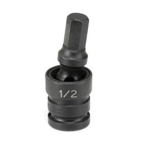 Grey Pneumatic 1/2" Drive x 5/8" Universal Hex Driver Socket (2920UF)
