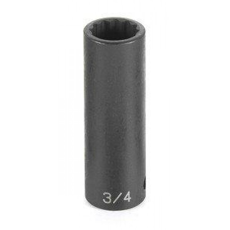 3/4" Drive, 24mm Size, Metric Socket, 12 Points, 24mm, 3/4"D, Impact, 12pt., D