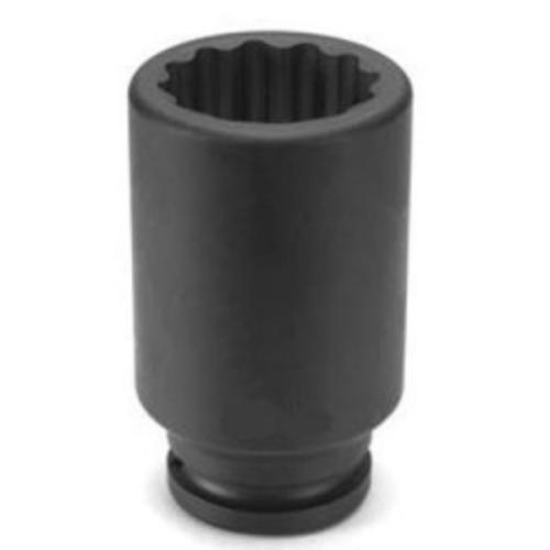 Deep 12 Point Socket - Grey - 36 mm - Single Piece - High Torque Design