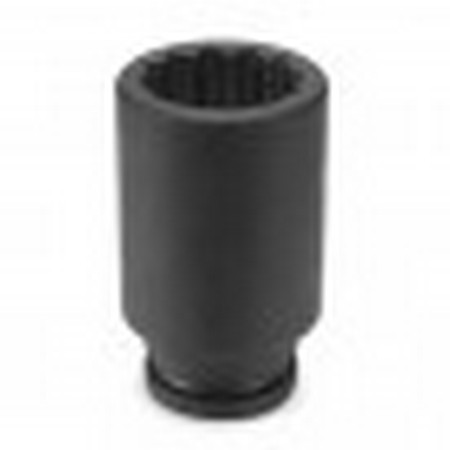 Grey Pneumatic 1-7/16" X 12 Point Deep 3/4" Drive Impact Socket (3146D)