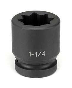 Grey Pneumatic 1" Drive 1-1/2" 8-Point Standard Impact Socket (4548S)
