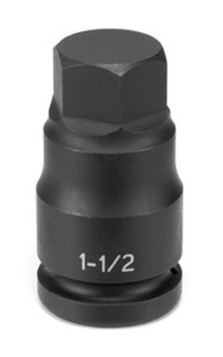 Grey Pneumatic 1" Drive x 3/4" Hex Driver Socket (4924F)