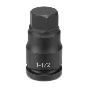 Grey Pneumatic 1" Drive x 1-5/16" Hex Driver Socket (4942F)