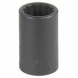 Grey Pneumatic  0.38 in. Drive x 0.75 in. 6 Point Standard Duo-Socket - Grey