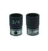 Grey Pneumatic 1/2" Drive 11/16" 6-Point Sae Deep Socket (82022D)