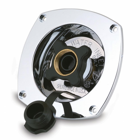 Shurflo Chromed ABS Plastic City Water Entry - Chrome | Camping World