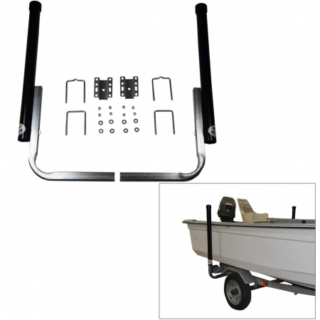 PVC Post Guide On w ithUnlighted Posts, 40 in. - Black