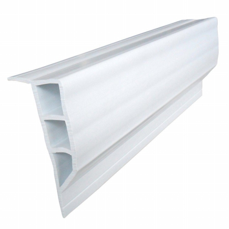 Standard PVC Full Face Profile, 16 in. Roll - White