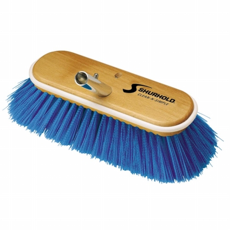 975 10 in. Extra-Soft Deck Brush - Blue Nylon Bristles