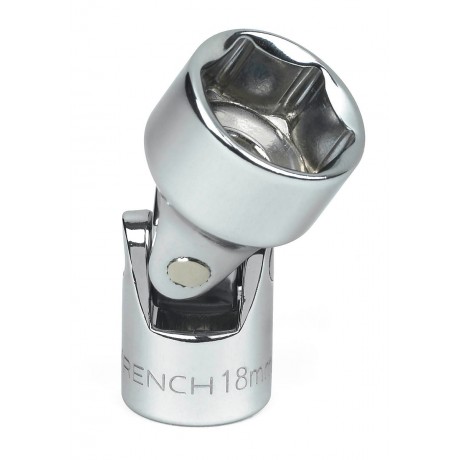 0.38 in. Drive 6 Point 19 mm Flex Socket