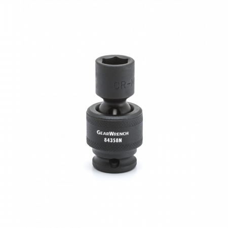 84358N 0.38 in. Drive 6 Point Universal Impact Socket - 12 mm