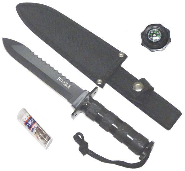 Grey Eagle Trader 11 in. Military Survival Knife