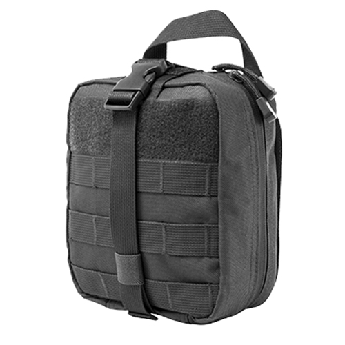 Vism MOLLE EMT Pouch - Urban Gray - Case of 25 - Tri-Fold Design