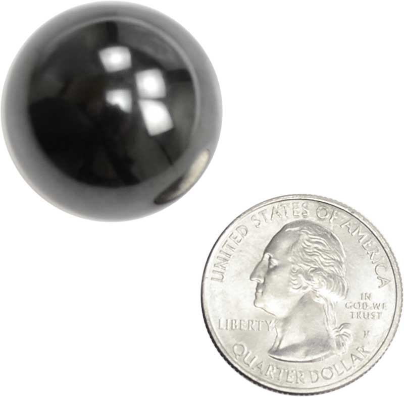GBHM25 Magnetic Hematite Balls 10 Pair Stone ,1 in.