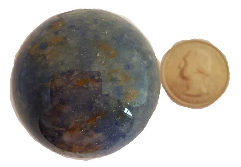 GSAVEB40 40 mm Aventurine, Blue Sphere