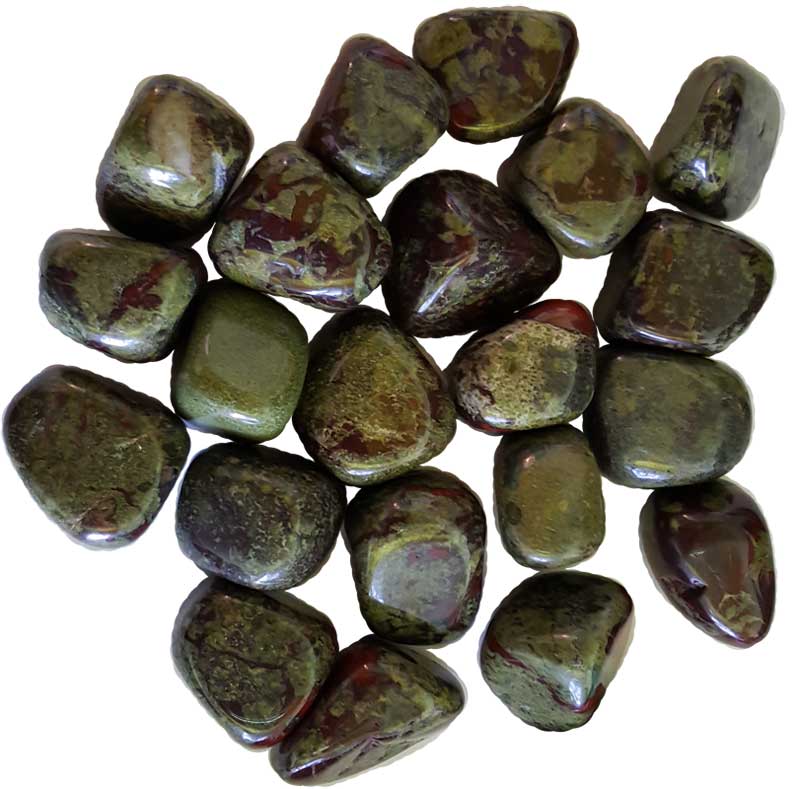 1 lbs Jasper Dragon Blood Tumbled