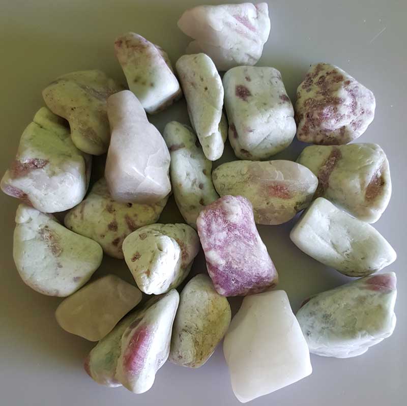 1 lbs Tourmaline Pink Tumbled Stones