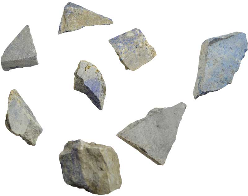 Lapis Lazuli Untumbled Stones - Blue - 1 lb - Natural Healing Crystals