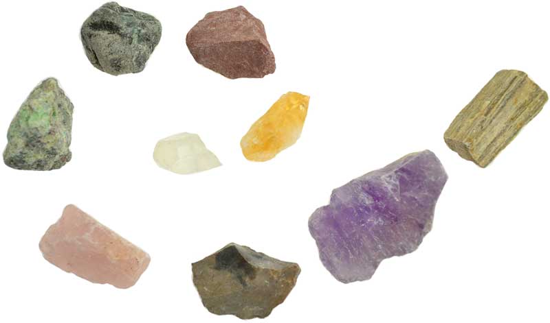 Mixed Untumbled Stones