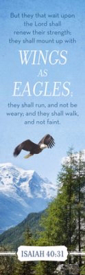 Picture of B & H Publishing Group 98132 Bookmark - Wings of Eagles - Isaiah 40 - 31 KJV&#44; Pack of 25
