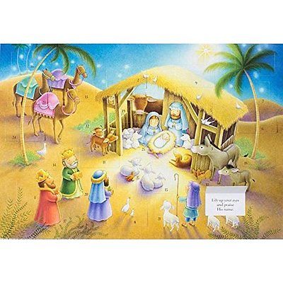 Picture of Dayspring Cards 112253 Advent Calendar - Juvenile with Nativity