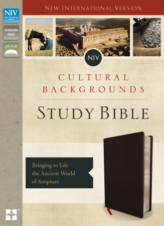 86507 NIV Cultural Backgrounds Study Bible - Black Bonded Leather by Keener & Walton -  Zondervan, 086507