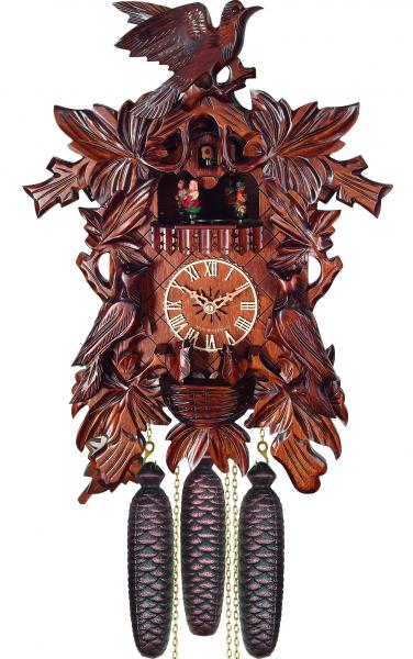 Picture of Alexander Taron 634-8MT Engstler Cuckoo Clock&#44; Carved with 8-Day Weight Driven Movement with Music