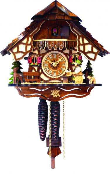 Picture of Alexander Taron 4162 9.5 x 10.5 x 6.5 in. Engstler Weight-Driven Cuckoo Clock