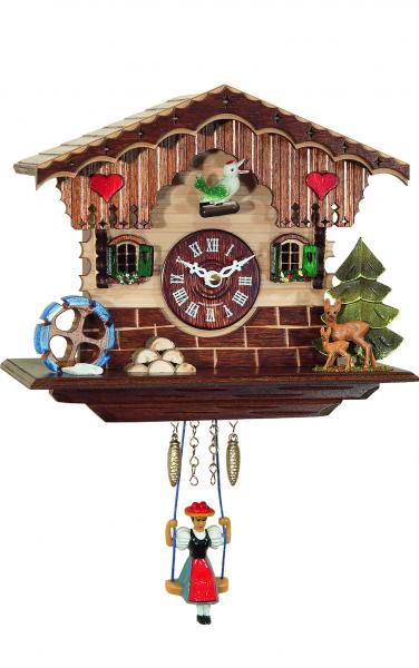 Picture of Alexander Taron 0189SQ Engstler Cuckoo Clocks - Small House with a Natural Wood Finish