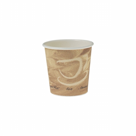 Picture of Solo Cups SCC374MS 4 oz Single-Sided Poly Paper Hot Cup, 50 Per Pack & Pack of 20