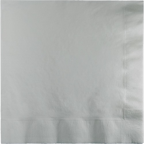 2-Ply Lunch Napkins - Silver