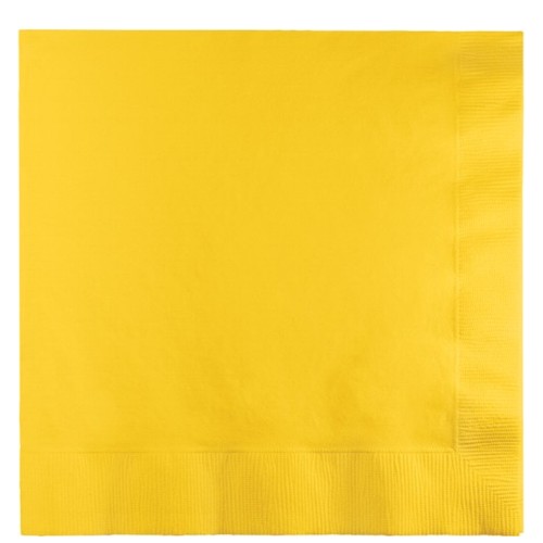 2-Ply Lunch Napkins - Yellow