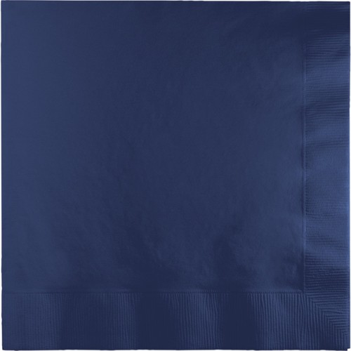 2-Ply Beverage Napkins - Navy Blue