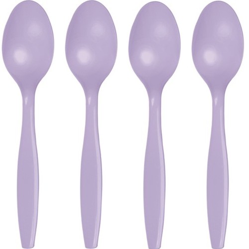 Picture of Hoffmaster Group 010558 Premium Plastic Spoons&#44; Lavender - 24 per Case - Case of 12