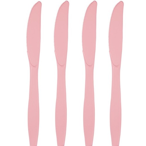 Picture of Hoffmaster Group 010577 Premium Plastic Knives&#44; Classic Pink - 24 per Case - Case of 12