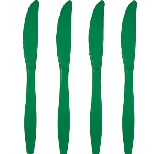 Picture of Hoffmaster Group 010581 Premium Plastic Knives&#44; Emerald Green - 24 per Case - Case of 12