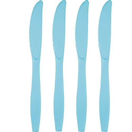 Picture of Hoffmaster Group 010606 Premium Plastic Knives&#44; Pastel Blue - 24 per Case - Case of 12
