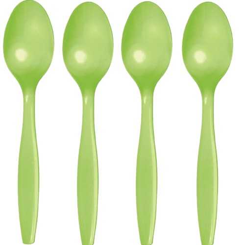 Picture of Hoffmaster Group 011923 Premium Plastic Spoons&#44; Lime - 24 per Case - Case of 12