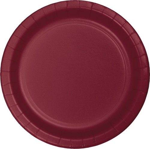 9 in. Dinner Plate - Burgundy