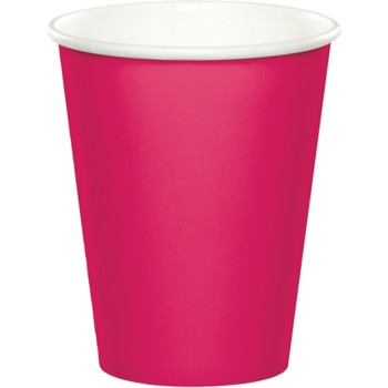 9 oz Hot & Cold Cups - Hot Magenta