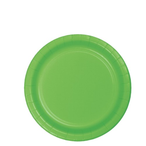 7 in. Lunch Plate, Lime - 24 per Case - Case of 10