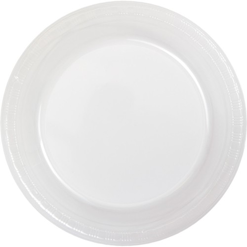 Plastic Lunch Plate - Clear - 7 in.