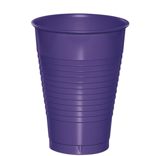 Picture of Hoffmaster Group 28115071 12 oz Plastic Cups&#44; Purple - 20 per Case - Case of 12
