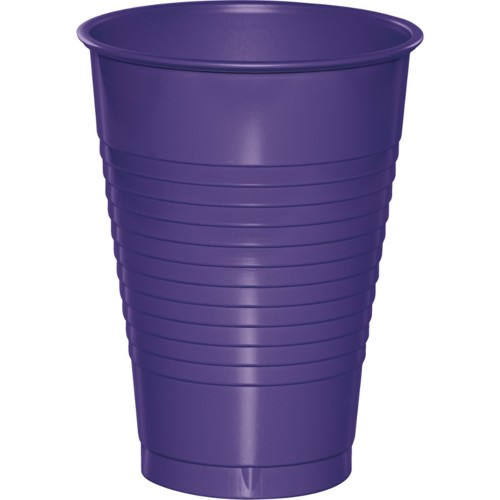 16 oz Plastic Cups - Purple