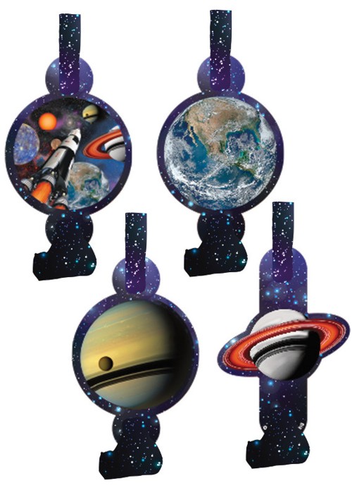 Picture of Hoffmaster Group 025533 Outer Space Blowouts with Medallion - 8 per Case - Case of 6