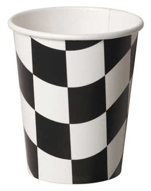 9 oz Race Theme Party Hot & Cold Cups
